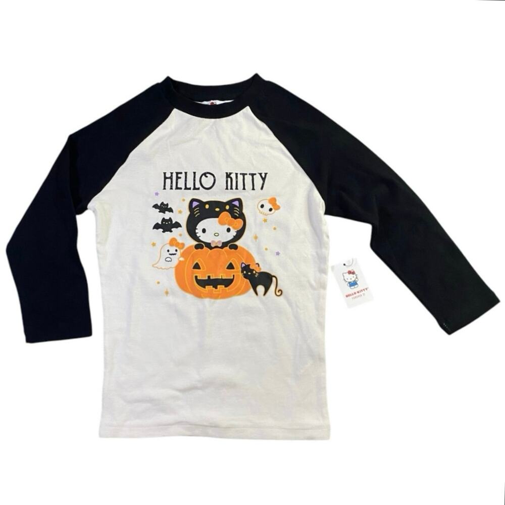 Halloween Hello Kitty x Forever 21 Raglan Tee NWT - S